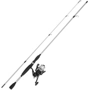 Fishing Rod and Reel Combo, Spinning Reel Fishing Pole, Fishing Gear for Bass and Trout Fishing, Silver – Lake Fishing, Strike Series by