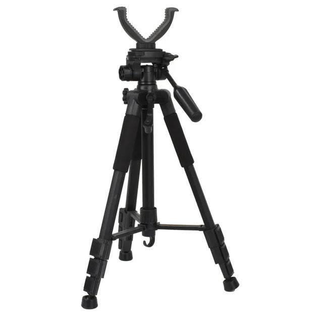 Outdoor Hunting Tripod Durable Adjustable Height Hunting Stand Aluminum V-Yoke Shooting Rack Multifunctio Hunting Safe Accessory