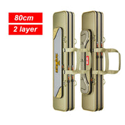 3 Layer Portable Folding Fishing Rod Bag Fishing Pole Gear Tool Storage Case Backpack Fishing Equipment Fishing Reel Bag X349G
