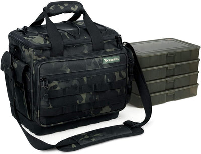 Fishing Tackle Bags - Saltwater or Freshwater Fishing Bags with 4 Trays
