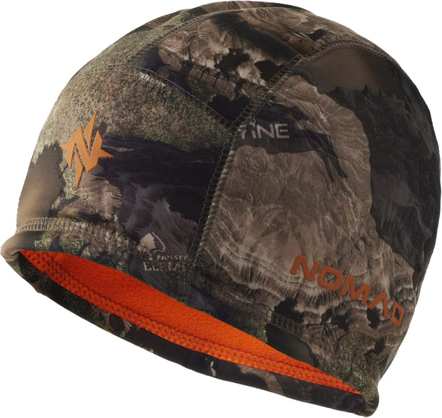 Men'S Reversible Camo/Hunters Orange Fleece Beanie