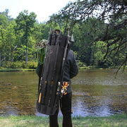 Fishing Rod Case Pole Holder Bag Large Capacity Fishing Rod Storage Waterproof Travel Carry Case Bag Fishing Gear Gifts for Fishermen