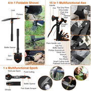 121-Piece Emergency Survival Kit - Professional Tactical Gear & First Aid