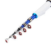 Fishing Rod and Reel Combo Small Telescopic Fishing Rod Portable Travel Fishing Pole Kit Telescopic Fishing Rod for Fishing