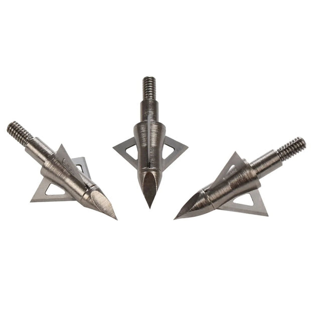 12Pcs Archery Broadheads 100 Grain Crossbow Recurve Compound Bow Arrow Tips
