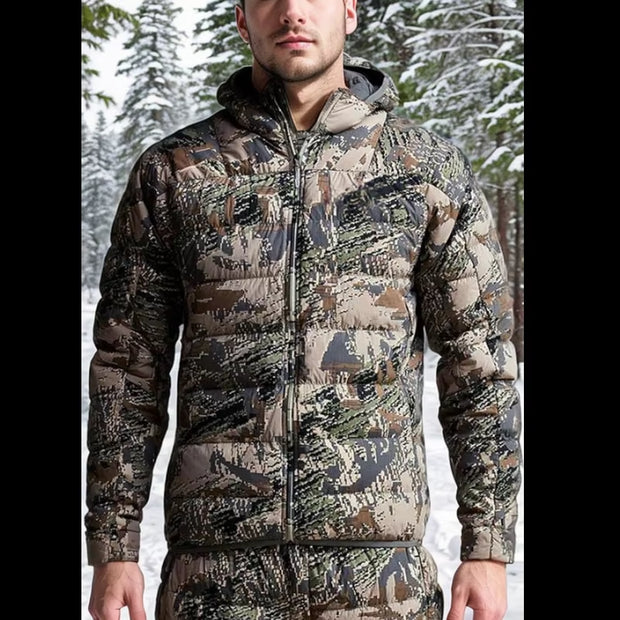 Quality Kelvin Light down Jacket Hunting Gear Products Winter Hunting Jacket Camouflage Hunting Clothes for Men