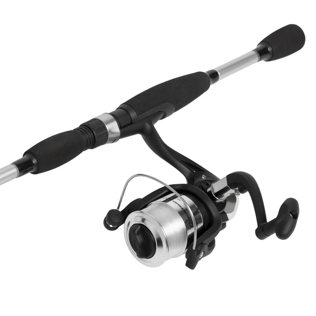 Fishing Rod and Reel Combo, Spinning Reel Fishing Pole, Fishing Gear for Bass and Trout Fishing, Silver – Lake Fishing, Strike Series by