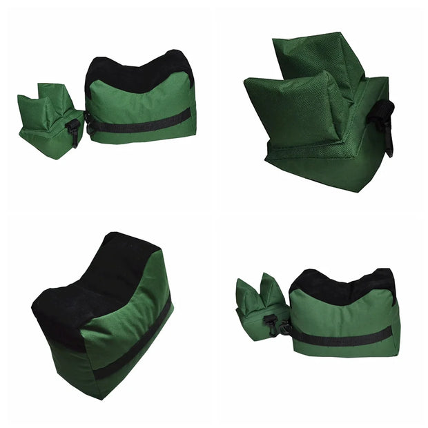 Shooting Rest Bags Front and Rear Bag Combo with Durable Construction and Water Resistance for Outdoor, Range, Hunting Target Stand Hunting Accessories Armygreen
