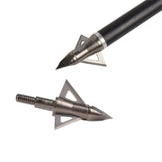 12Pcs Archery Broadheads 100 Grain Crossbow Recurve Compound Bow Arrow Tips