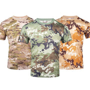 Men's Casual Outdoor Camouflage Clothing Short-sleeved