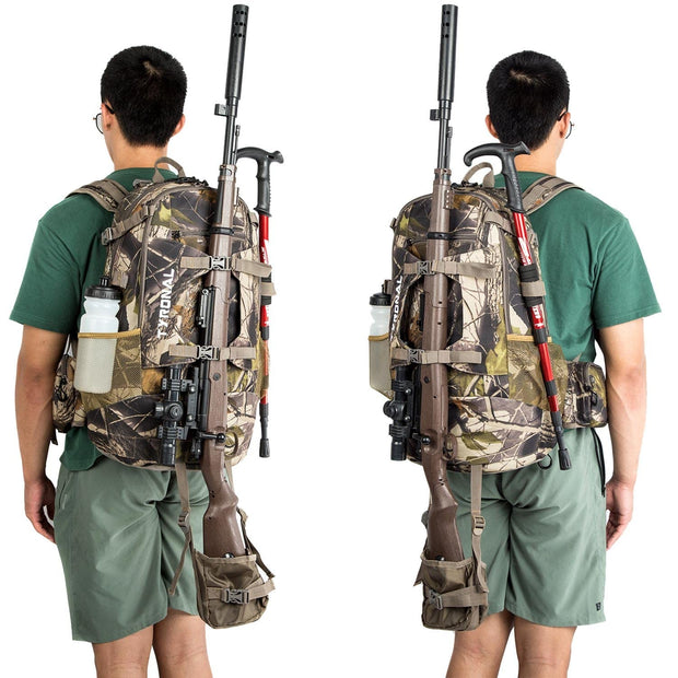 Tyronal Hunting Backpack Outdoor Gear Hunting Pack with Bow and Rifle Carry Syst
