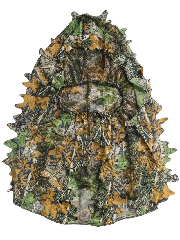 Man and Woman Outdoor Hunting Cap Cycling Fishing Bionic Camouflage Hunting Mask Outdoor Hunting Fishing Headgear Camou Hat