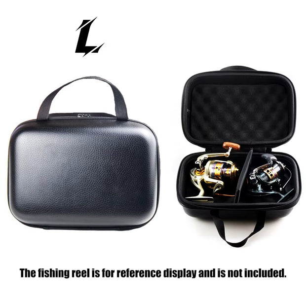 Spinning Fishing Bag PU Case Cover Waterproof Bag Fishing Accessories Fishing Bag Fishing Goods Fishing Equipment Wheel Bag