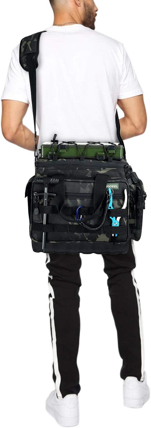 Fishing Tackle Bags - Saltwater or Freshwater Fishing Bags with 4 Trays