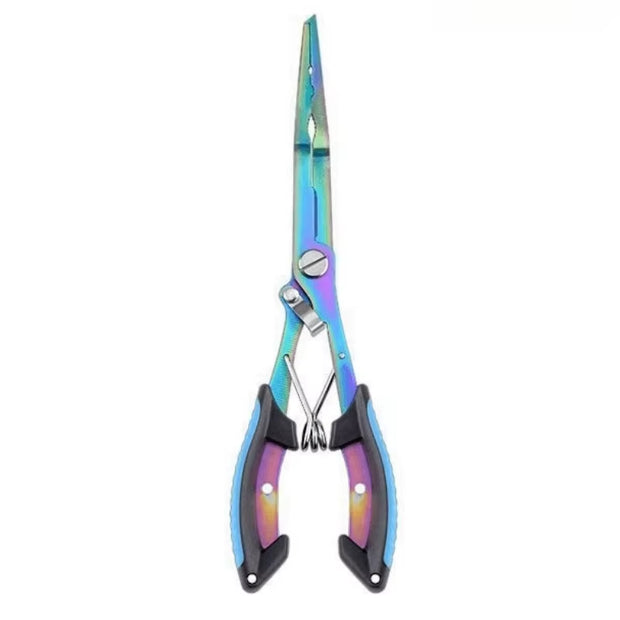 Stainless Steel Fishing Pliers Fishing Hook Remover Saltwater Resistant Fishing Braided Line Cutter Scissors Fishing Equipment