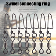 Rolling Sea Fishing Connector Fishing Swivels Snaps Ball Bearing Fishing Tackle
