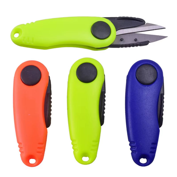 Portable Folding Fishing Line Cut Clipper Fishing Scissor Thread Cutters Stainless Steel Fishing Scissors Fishing Tackle