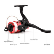 Fishing Rod Reel Combo Full Kit with 2PCS 2.1M Telescopic Fishing Rods 2PCS Spinning Reels Fishing Lures Hooks Accessories Fishing Bag