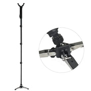 Outdoor Hunting Tripod Durable Adjustable Height Hunting Stand Aluminum V-Yoke Shooting Rack Multifunctio Hunting Safe Accessory