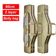 3 Layer Portable Folding Fishing Rod Bag Fishing Pole Gear Tool Storage Case Backpack Fishing Equipment Fishing Reel Bag X349G