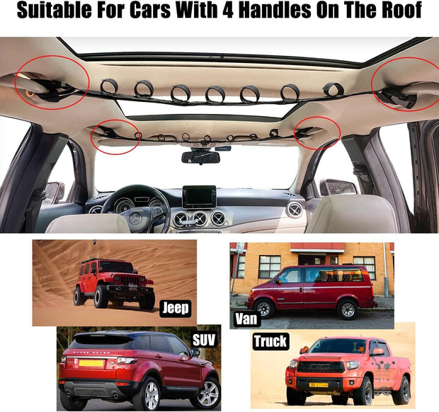 Vehicle Fishing Rod Holder, Fishing Rod Carrier for Car, Fishing Rod Rack