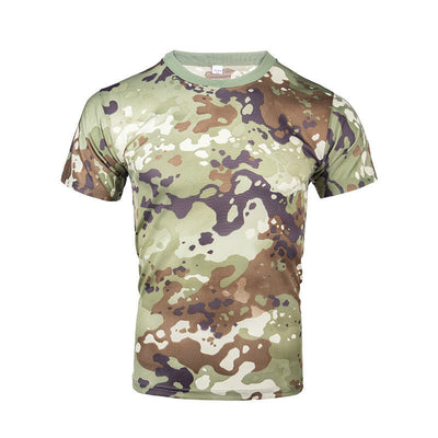 Men's Casual Outdoor Camouflage Clothing Short-sleeved