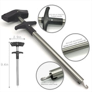 Fishing Pliers Saltwater,Fishing Gear,Fishing Tools,Headbraid Cutters Split Ring Pliers Hook Remover with Sheath and Lanyard (Black)