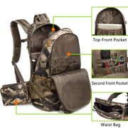 Tyronal Hunting Backpack Outdoor Gear Hunting Pack with Bow and Rifle Carry Syst