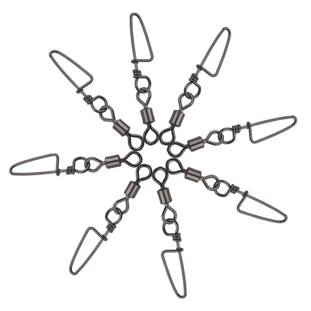 Rolling Sea Fishing Connector Fishing Swivels Snaps Ball Bearing Fishing Tackle