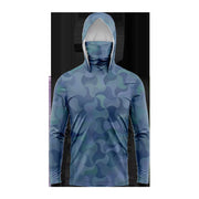 Men Hood Fishing Shirt Long Sleeve Fishing T Shirt Uv Protection Fishing Apparel