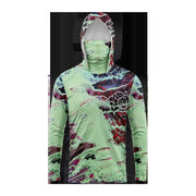 Men Hood Fishing Shirt Long Sleeve Fishing T Shirt Uv Protection Fishing Apparel