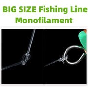 0.6/0.7/0.8/0.9/1.0Mm Big Size Fishing Line 500M 100M Monofilament Sea Fishing Nylon Fishing Line Thick Fishing Fishing Supplies