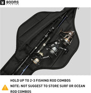 PB4 4.4Ft~5Ft Fishing Rod and Reel Case, Portable Folded Fishing Pole Case, 0.6Ft/8" Extended Design Fishing Spinning Rod Bag, Store up to 2~3 Fishing Rods and Reels, 52"~60"