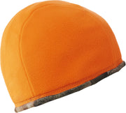 Men'S Reversible Camo/Hunters Orange Fleece Beanie