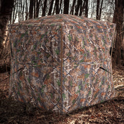 360° Hunting Blind 2-3 Person - One-Way See-Through Ground Tent