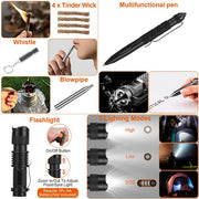 121-Piece Emergency Survival Kit - Professional Tactical Gear & First Aid