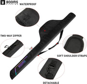 PB4 4.4Ft~5Ft Fishing Rod and Reel Case, Portable Folded Fishing Pole Case, 0.6Ft/8" Extended Design Fishing Spinning Rod Bag, Store up to 2~3 Fishing Rods and Reels, 52"~60"