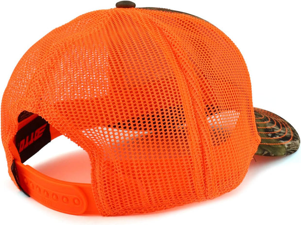 Hunting Camouflage Outdoor Structured Trucker Mesh Cap