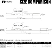 PB4 4.4Ft~5Ft Fishing Rod and Reel Case, Portable Folded Fishing Pole Case, 0.6Ft/8" Extended Design Fishing Spinning Rod Bag, Store up to 2~3 Fishing Rods and Reels, 52"~60"