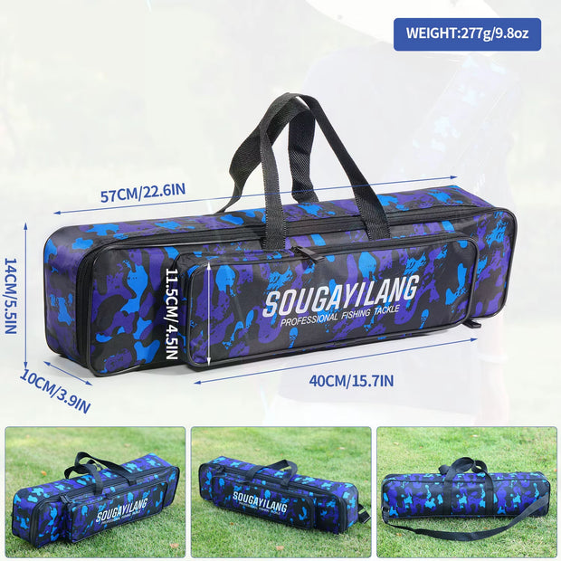 Fishing Rod Bag Portable Nylon Fishing Tackle Bags Large Capacity Fishing Accessories Bag Fishing Tackle Bag