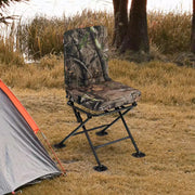 Folding Silent Swivel Blind 360°Swivel Hunting Chair with All-Terrain Foot Pads