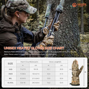 SAVIOR HEAT Heated Gloves for Hunting, Camouflage Hunting Gloves for Men Wome...