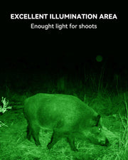 Hog Hunting Lights, 12000LM Solar Green Light for Hunting Hogs Deers,Motion Act