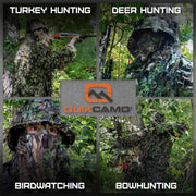 Realtree & Mossy Oak 3D Leafy Camo Face Mask Bucket Hat for Men Deer Duck and Turkey Hunting (Fully Adjustable OSFM)